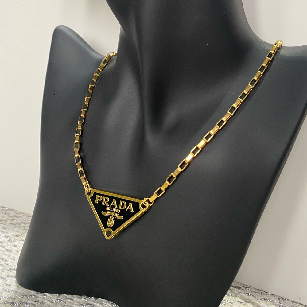 Black Prada with golden lining *stainless steel edition*